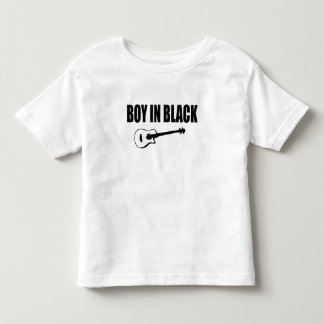 Boy in Black Tee Shirt
