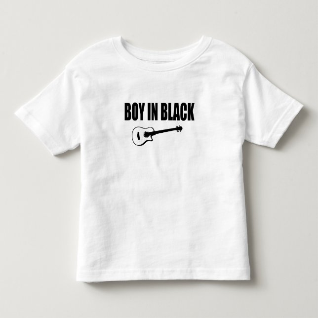 Boy in Black Tee Shirt (Framsida)