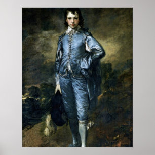 Boy in Blue av Thomas Gainsborough Poster