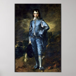 Boy in Blue (Porträtt of Jonathan Buttall) by Gain Poster