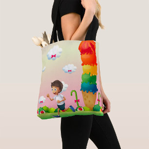 Boy in Candy Land Tygkasse