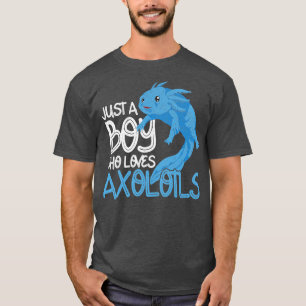 Boy Kärlek Axolotls Unique Amphibian Exotic Axolot T Shirt