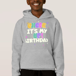 BOY KIDS BIRTHDAY CHEER UP PULLOVER HOODIE  T SHIRT