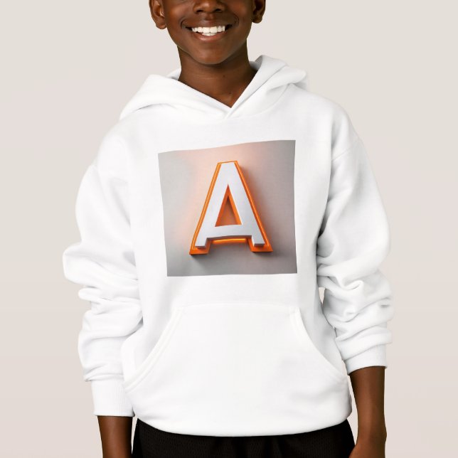 Boy Kids Pullover Print Template Hooodies T Shirt (Framsida)