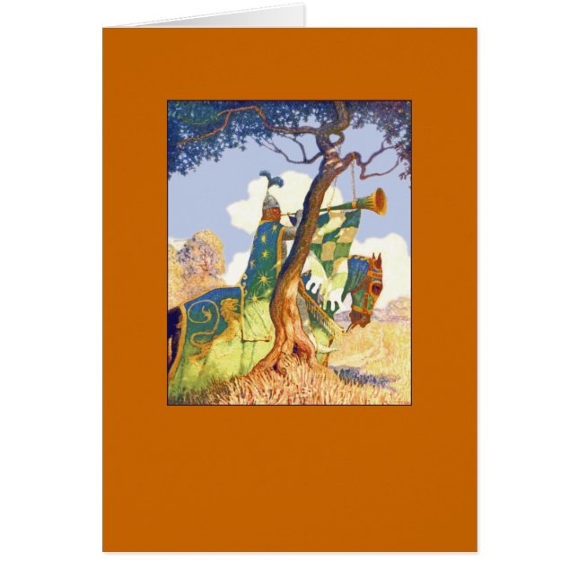 Boy Kung Arthur Hälsningskort (Framsidan)