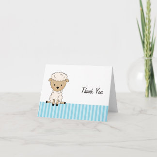 Boy Lamb Baby Shower Blue Rand Tack