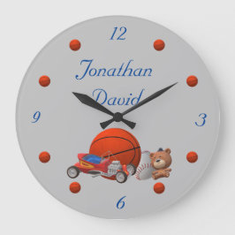 Boy Leksaker Thated Acrylic Wall Clock Stor Klocka