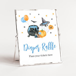 Boy Little Boo Ghost Baby Shower-inbjudan Poster
