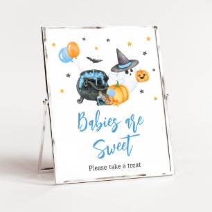 Boy Little Boo Ghost Baby Shower Spädbarn är Sweet Poster