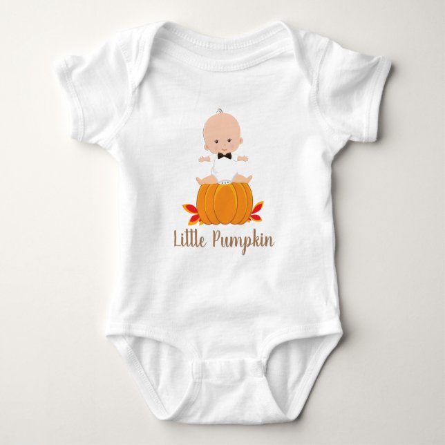 Boy Little Pumpkin Baby Shirts T Shirt (Framsida)
