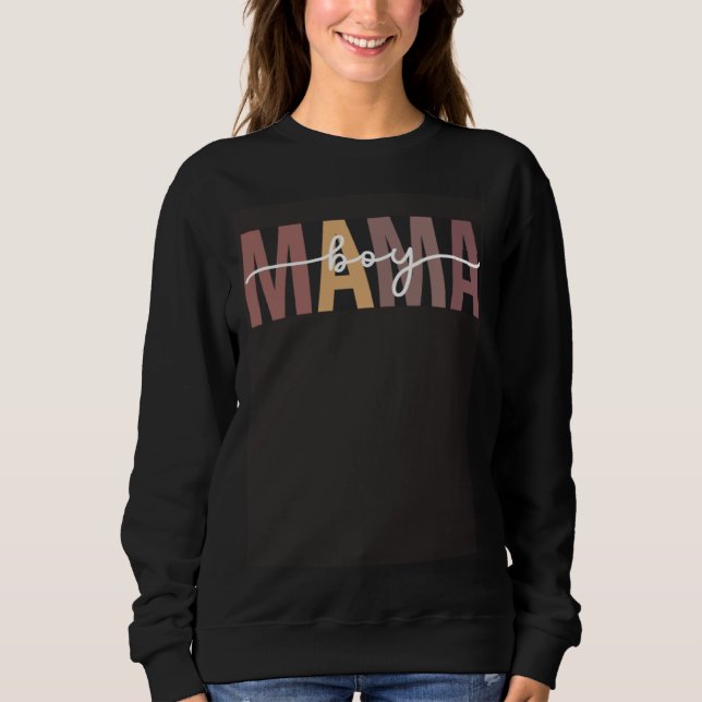 Boy Mama Women Mothers Day New Mommy Mother Mom T Shirt (Framsida)