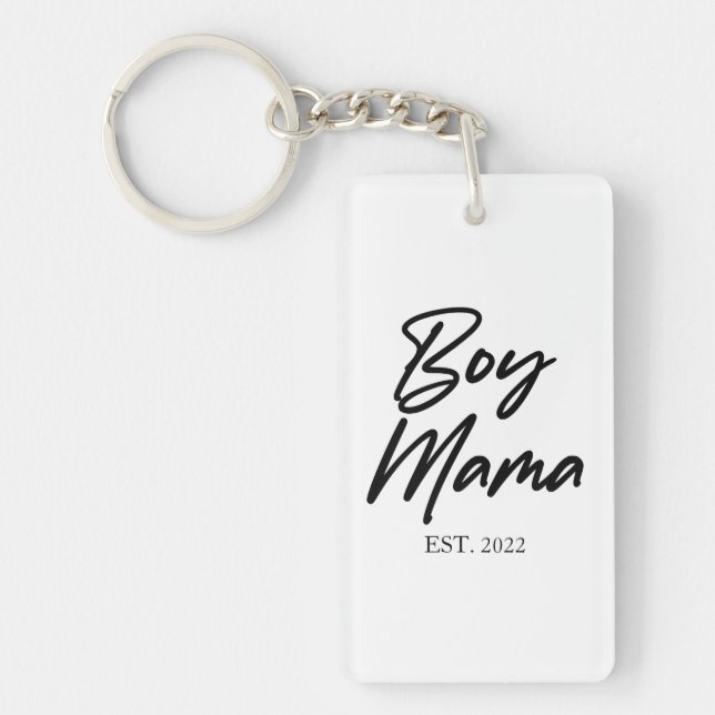 Boy Mamma Anpassningsbar Est. Lägsta antal Mamma M (Framsidan)