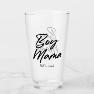Boy Mamma Anpassningsbar Est. Lägsta antal Mamma M Glaskopp
