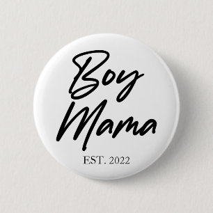 Boy Mamma Anpassningsbar Est. Lägsta antal Mamma M Knapp