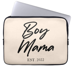 Boy Mamma Anpassningsbar Est. Lägsta antal Mamma M Laptop Fodral