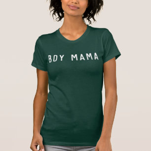 "Boy Mamma" Bra Jersey Crew-Nacke T-Shirt