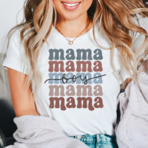Boy Mamma Mors dag Retro T-Shirt