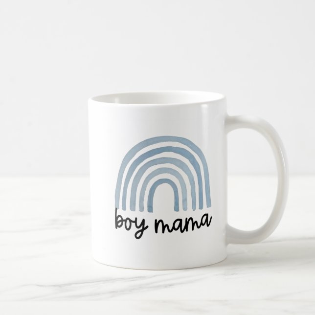 Boy Mamma Rainbow Coffee Mugg, Boy Mamma Mugg, Boy Kaffemugg (Höger)