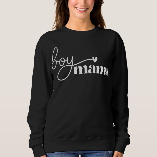 Boy Mamma Shirt, Boy Mamma Sweater, Boy Mamma T Shirt (Framsida)