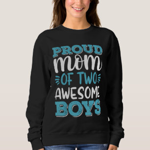 Boy Mamma Shirt for Women, stolt Mamma på 2 Fantas T