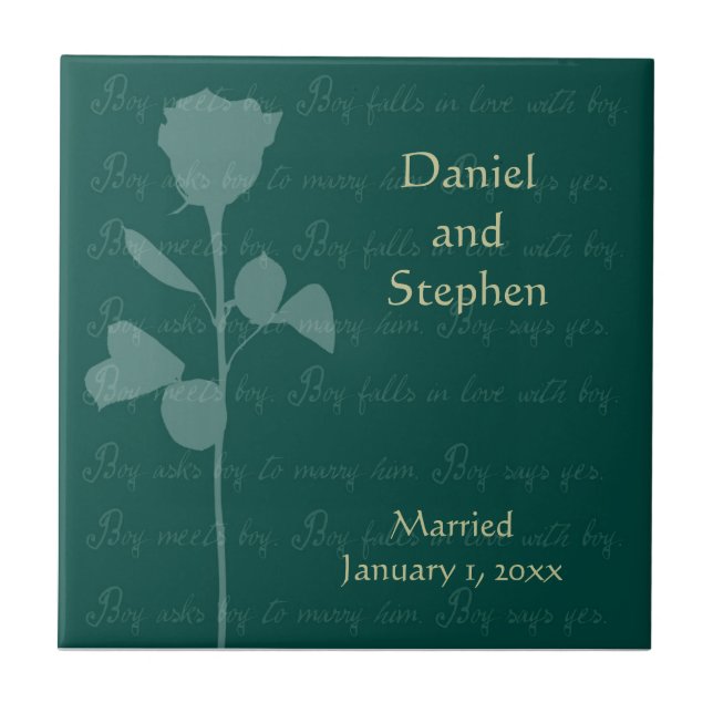 Boy Meets Boy Kakelplatta (Framsidan)