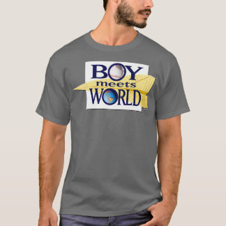 Boy Meets World Show Logotyp Premium T Shirt