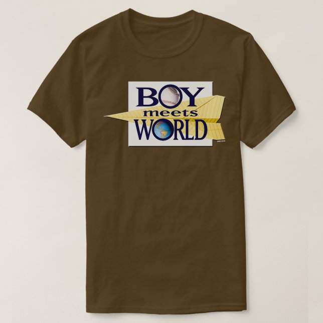 Boy Meets World Show Logotyp Pullover T Shirt (Design framsida)