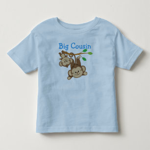 Boy Monkey Big Cousin T-shirt