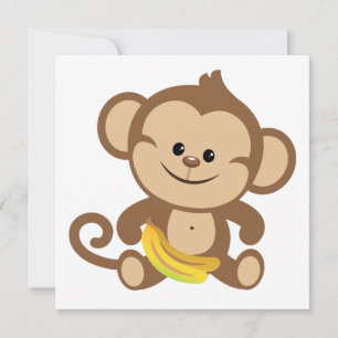 Boy Monkey med Banana