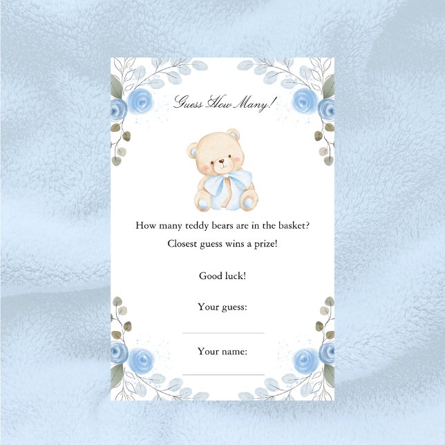 Boy Nalle gissar hur många babyskor som spelas (Skapare uppladdad)