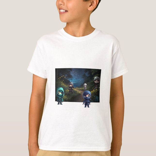 Boy ninja t shirt (Framsida)
