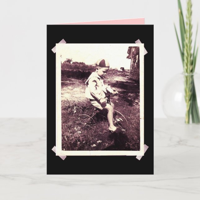 BOY ON BIKE KORT (Framsida)