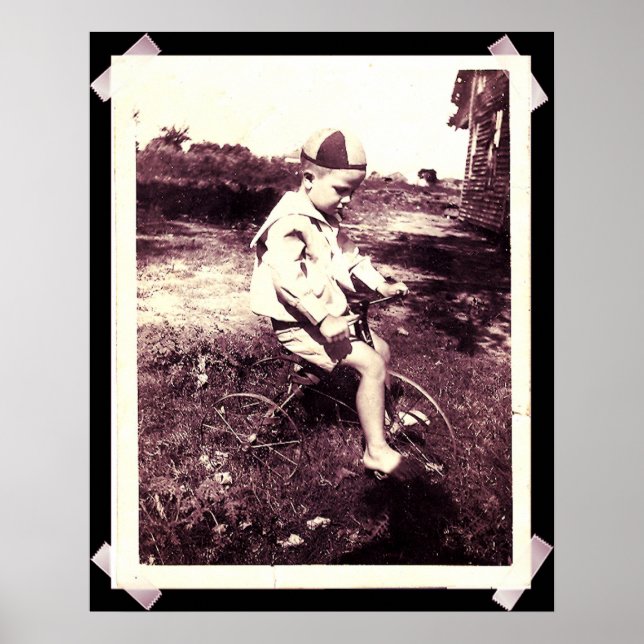 BOY ON BIKE POSTER (Framsidan)