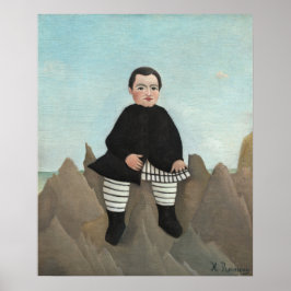 Boy on Sten - Henri Rousseau Fine Art Poster