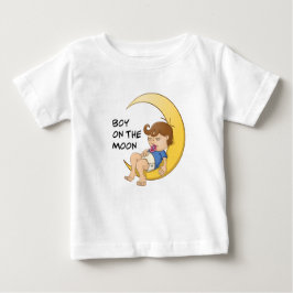 Boy on the moon t shirt