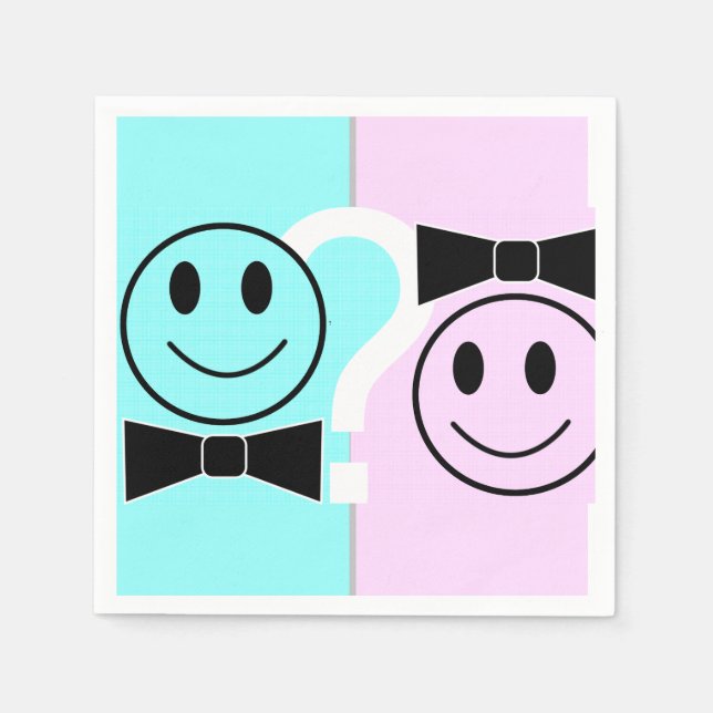 Boy or Girl Party  Pappersservett (Framsidan)