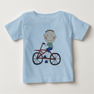 Boy på Bicycle Tshirts och Gifts