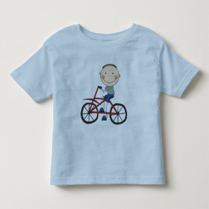 Boy på Bicycle Tshirts och Gifts