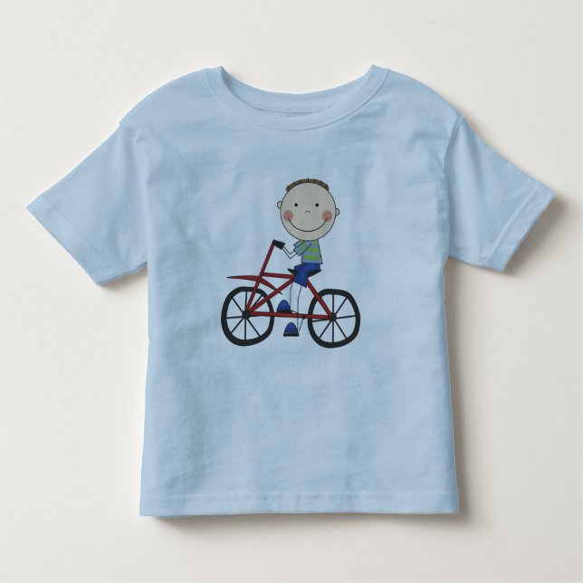 Boy på Bicycle Tshirts och Gifts (Framsida)