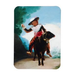 Boy på en Ram Francisco José de Goya Magnet