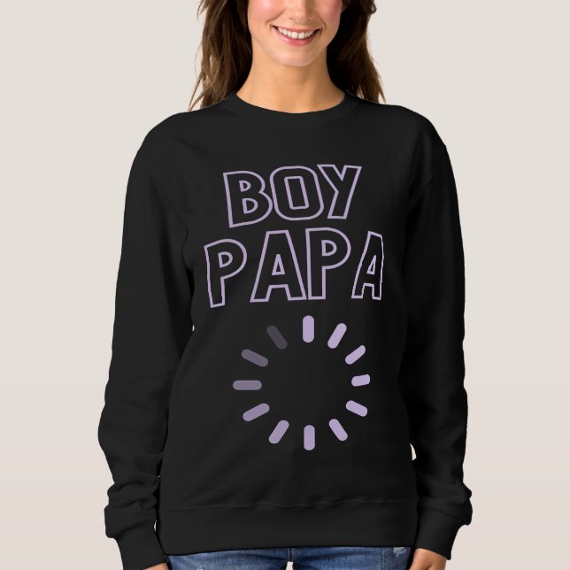 Boy Papa Loading T Shirt (Framsida)