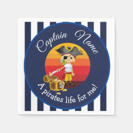Boy Party Pirat Pappersservett