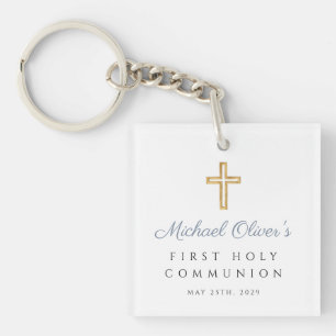 Boy Photo Blue First Communion