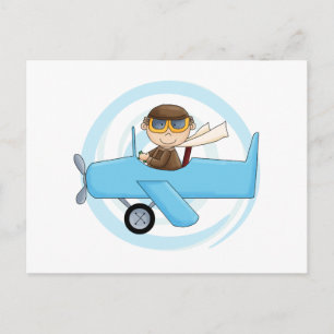 Boy Pilot Tshirts och Gifts Vykort