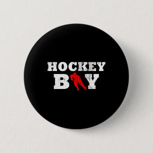 Boy Player Silhouette Sport Gift Knapp