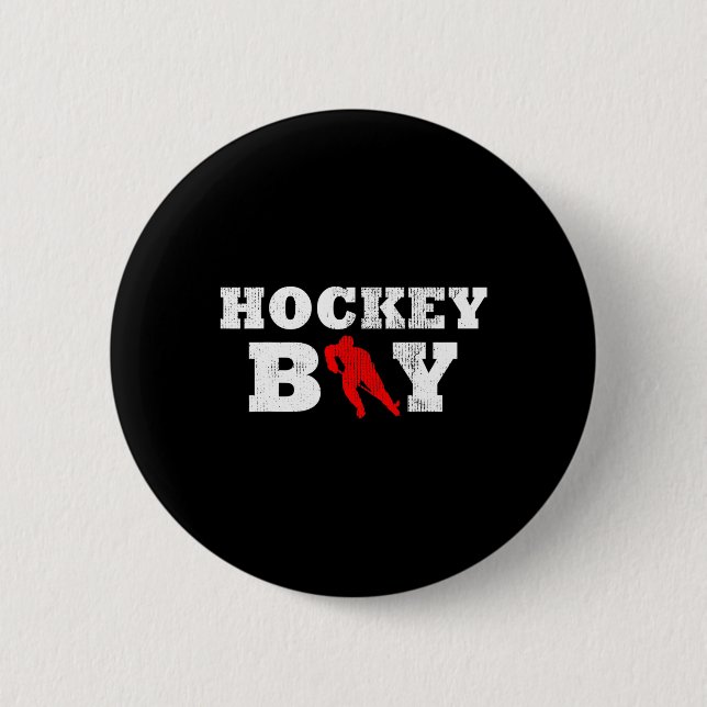 Boy Player Silhouette Sport Gift Knapp (Framsida)
