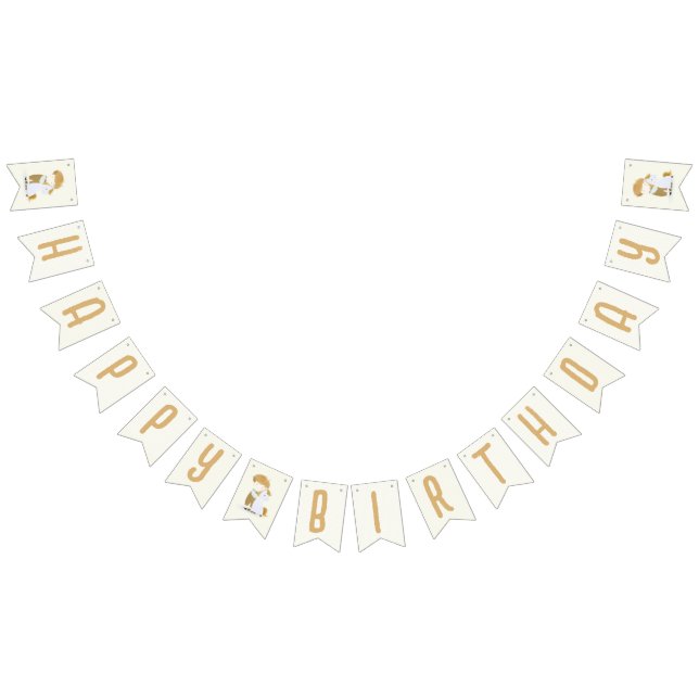 Boy & Pony Födelsedagsfest, Grattis på födelsedage Vimplar (Alla)