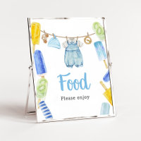 Boy Popsicle Baby Shower Food