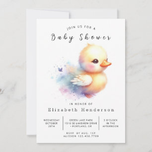 Boy Printable Anka Baby Shower Inbjudningar