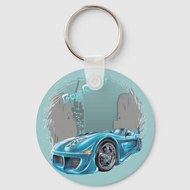 Boy Racer - Keychain Nyckelring (Framsida)